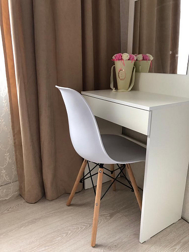 Стул Сindy Eames/Синди Имс мод. 001 yellow / natural фото покупателя 7
