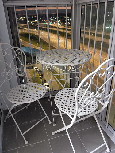 Складной стол Patio серый фото покупателя 5