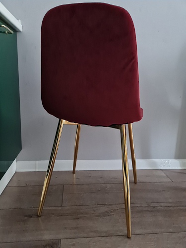 Стул на металлокаркасе Dabl 01 champagne / gold фото покупателя 74