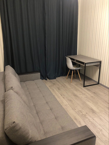 Письменный стол Леон Лофт бетон / черный матовый фото покупателя 122