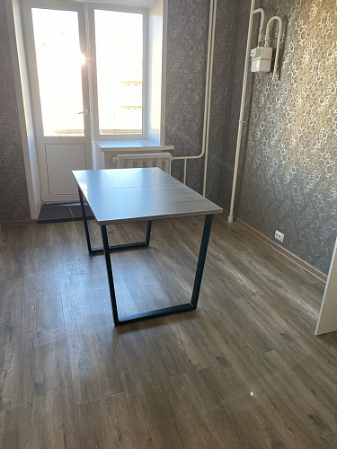 Деревянный стол Лота Лофт 140х80 дуб крафт табачный / черный матовый фото покупателя 149