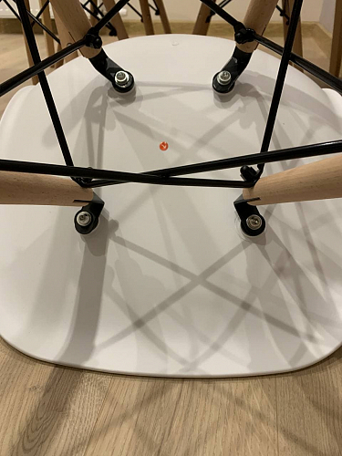 Пластиковый стул Eames PC-015 желтый фото покупателя 488