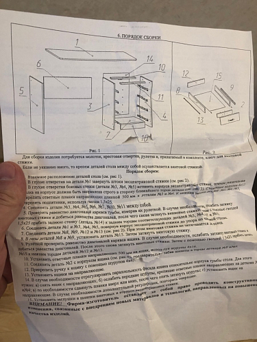 Стол письменный СП4 венге фото покупателя 3