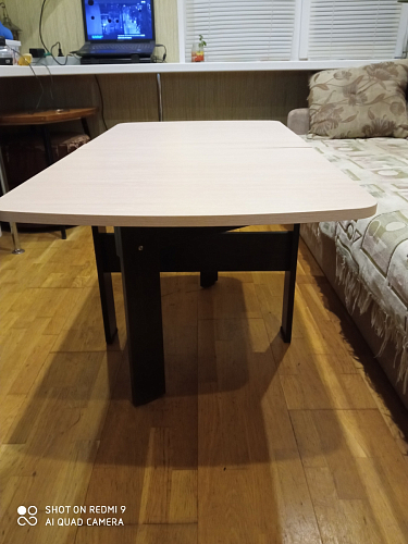 Стол-книжка СтК6 венге / дуб молочный высота 54 см фото покупателя 9