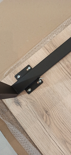 Стол Лота Лофт 120 25 мм дуб делано темный / черный матовый фото покупателя 463