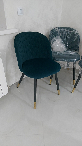 Стул на металлокаркасе Gabi wine red / black фото покупателя 406