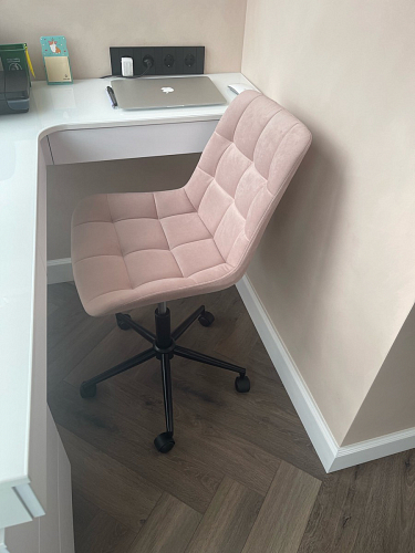 Компьютерное кресло Честер экокожа бежевая / белый фото покупателя 65