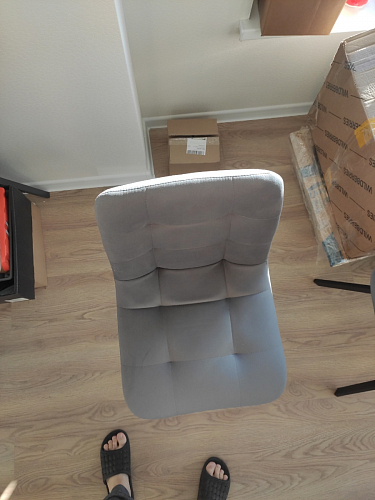 Стул на металлокаркасе Чилли К черный / зеленый фото покупателя 160