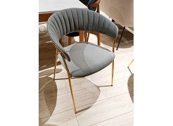 Кресло Turin велюр серый / черный из шоурума 5