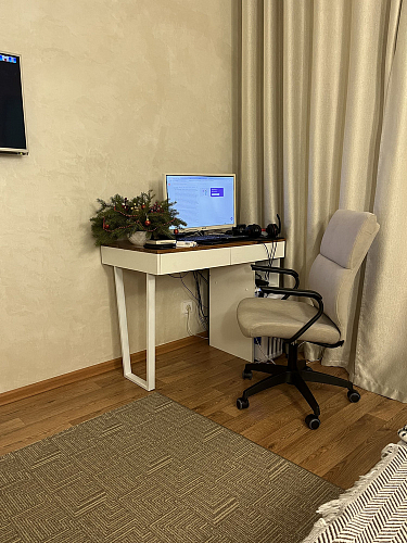 Компьютерное кресло Benefit/Бенефит флок серый 29 фото покупателя 19