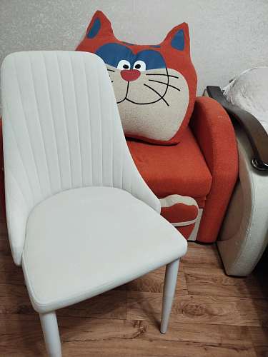 Стул на металлокаркасе Kora dark gray / black фото покупателя 229