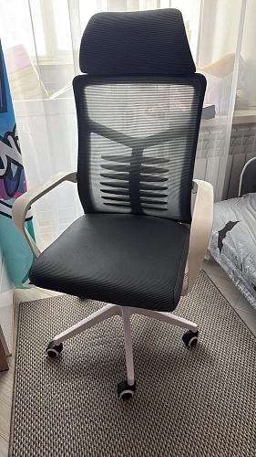 Компьютерное кресло Montana light gray / white фото покупателя 12