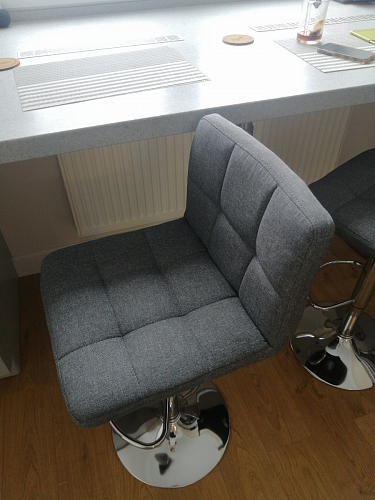 Барный стул Paskal коричневый / хром фото покупателя 12