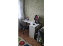 Письменный стол СПм-25 левый белый  - Уцененный экземпляр фото покупателя 2