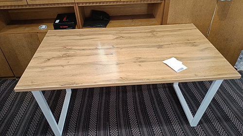 Стол раскладной Лота Лофт 120 25 мм юта / черный матовый фото покупателя 475