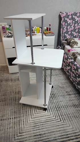 Компьютерный стол КСТ-12 белый фото покупателя 23