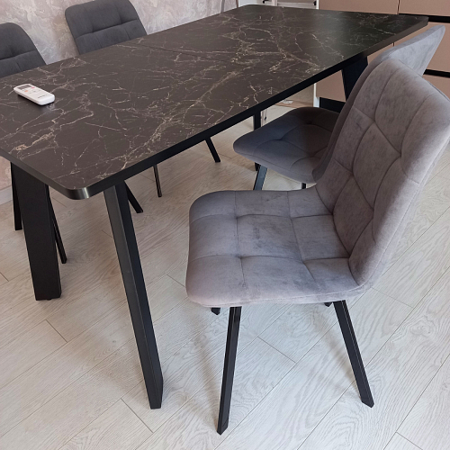 Комплект стульев Чилли 2 шт бежевый / черный фото покупателя 325