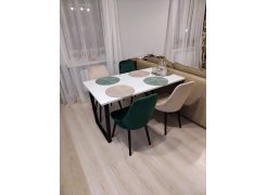 Стол Лота Лофт 140 25 мм черный матовый / бетон фото покупателя 524