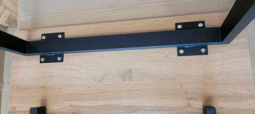 Деревянный стол Лота Лофт 140х80 черный матовый / бетон светлый фото покупателя 325