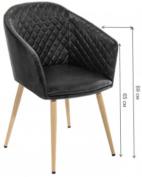 Стул Patrol shiny black