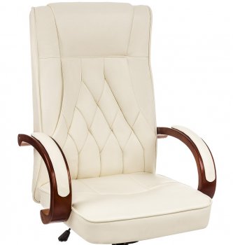 Компьютерное кресло Grandi кремовое