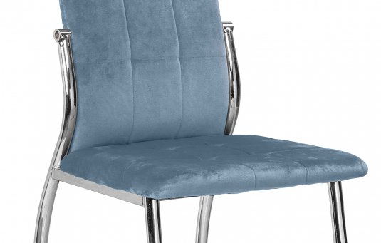 Стул на металлокаркасе Farini blue