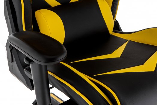Компьютерное кресло Racer черное / желтое