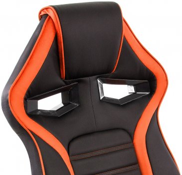 Компьютерное кресло Monza черное / оранжевое