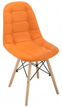 Деревянный стул Kvadro оранжевый