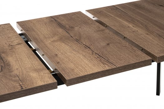 Стол Цефей дуб галифакс / черный матовый