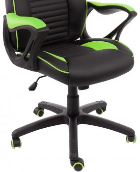 Компьютерное кресло Leon черное / зеленое