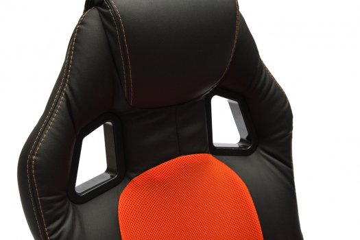 Кресло компьютерное Driver черный / оранжевый
