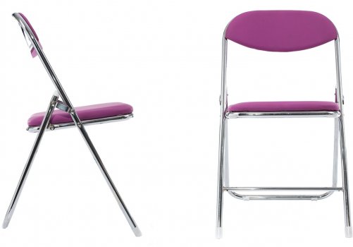 Стул Fold раскладной фиолетовый