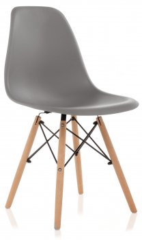 Пластиковый стул Eames PC-015 серый