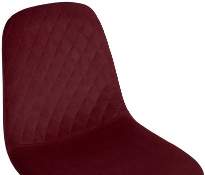Стул на металлокаркасе Dabl wine red