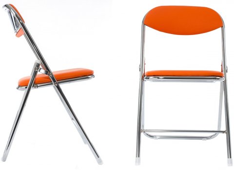 Стул Fold раскладной оранжевый