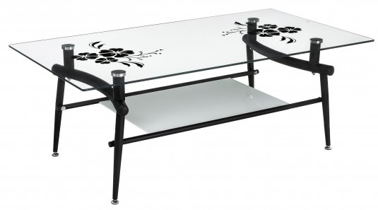 Журнальный столик Bor ножки черные