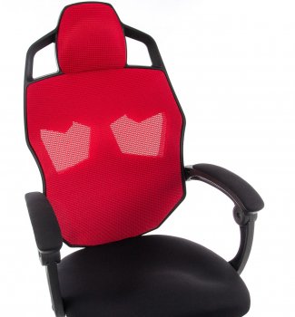 Компьютерное кресло Knight черное / красное