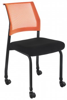 Стул Zola черный / оранжевый